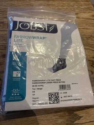 Jobst Farrow Wrap Lite Foot Piece - Expire Date 24SEP2027 - Image 1 of 3