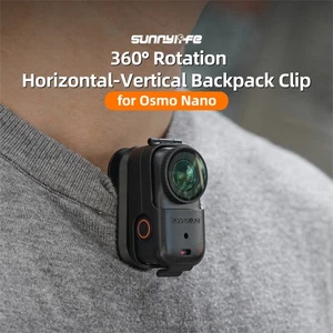 for DJI OSMO NANO 360° Cap Hat Brim Clip/Backpack Mount Stand - Picture 1 of 11