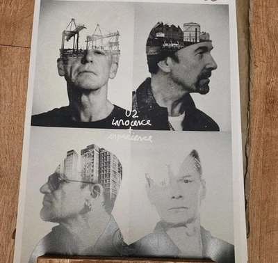 U2 Inocence Experience Serigrafía 5 Carteles de Gira Artículos Exclusivos del Club de Fans Foto 1 de 4