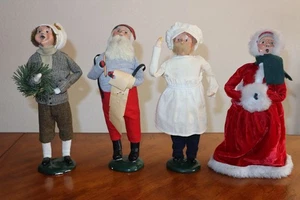BROKEN* Byers Choice The Carolers Lot All Damaged Incomplete Santa Claus Baker - Picture 1 of 15