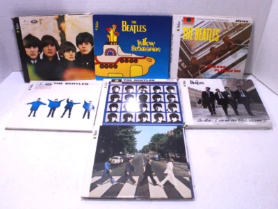 Lot of 7 THE BEATLES Remastered Cds- Abbey Road Help BBC Pleaes Yellow Hard Days Foto 1 de 4