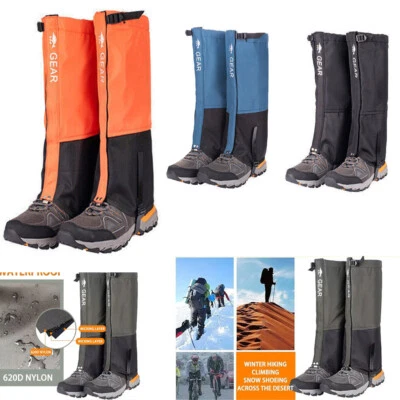Wasserdicht Gamaschen Wandern Outdoor Jagd Klettern Gaiters Nässeschutz Schnee - Bild 1 von 4