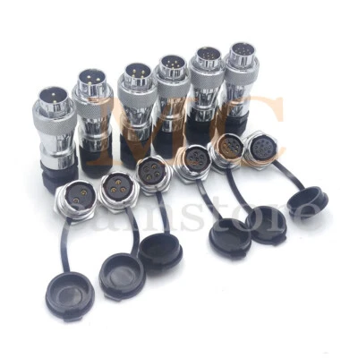 WS20 2-12Pin Panel Mount Waterproof IP67 Connector,Aviation Electrical Connector - Image 1 of 4