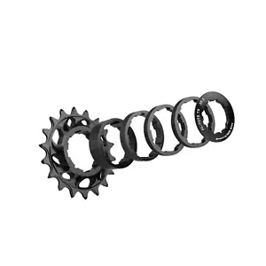 Single Speed Flywheel Conversion Kit 18T Cassette Cog MTB Road Bike-Sprocket NrL - Picture 1 of 10