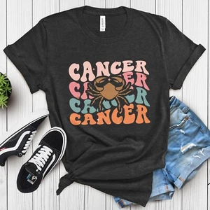 Cancer Birthday Gift | Cancer Zodiac Shirt | Cancer Tee | Cancer Unisex T-Shirt - Picture 1 of 7