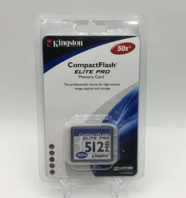 Kingston 512MB High-Speed CompactFlash Memory Card (CF/512-S) - Image 1 of 2