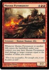 4 Murasa Pyromancer - LP - Zendikar - mtg - x4 4x