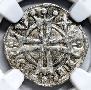 Raymond V Frankreich Provence NGC AU 55 Silber Denier Tempelritter Kreuzritter - Bild 1 von 23