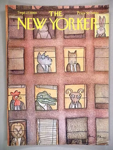 The New Yorker Magazine - September 27, 1969 ~ front cover only ~ Andre Francois - Picture 1 of 1