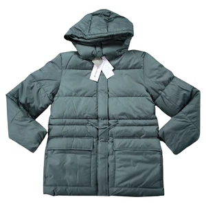 TOM TAILOR Mädchen Kinder Winterjacke Gr 164 mit Kapuze Puffer Warm Grün NEU - Bild 1 von 3