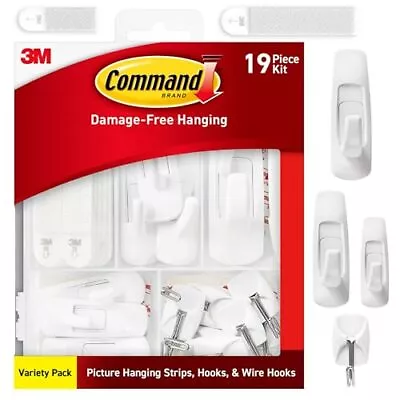 Command Variety Pack Picture Hanging Strips and Hooks for Damage Free Hanging - Image 1 of 4