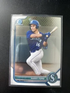 2022 Bowman Chrome Prospects #BCP78 Harry Ford Mariners - Picture 1 of 2