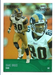 Isaac Bruce 2003 Playoff Prestige Xtra Points verde/100 #131 St. Louis Rams - Imagen 1 de 2