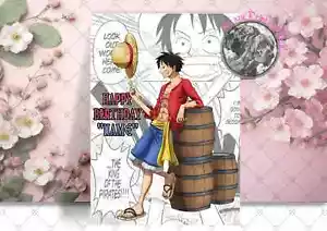 One Piece Birthday Card - Anime Birthday Card - All Charachters - Picture 1 of 14