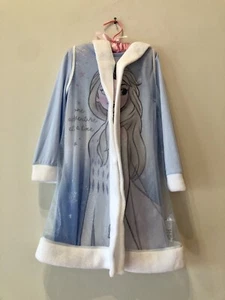 NWT GIRLS DISNEY FROZEN NIGHTIE AND HOODED GOWN SIZE 4-5 - Picture 1 of 10