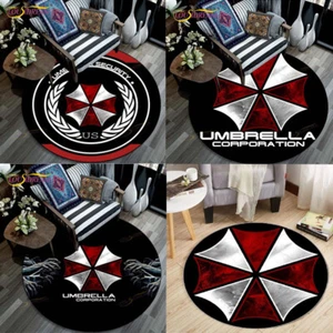 Resident Evil Umbrella Area Rugs Round Fluffy Rugs Floor Mat Bedroom Carpet Gift - Picture 1 of 14