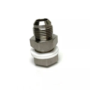 AN10 Male Turbo Oil Pan Return Drain Plug Stainless Steel Adapter Bung Fitting  - Bild 1 von 9