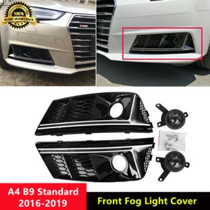Cubierta de luz antiniebla delantera A4 B9 parrilla inferior para Audi A4 B9 estándar 2016-18 ACC falso - Imagen 1 de 8
