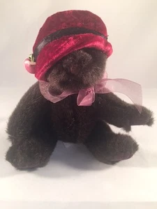 Russ Berrie and Co. Lil Duchess Chocolate Teddy Bear ~ 6" Tall - Picture 1 of 2
