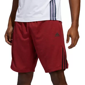 Pantaloncini da uomo ADIDAS AeroReady Axis Nova lavorati a maglia rosso/nero taglia 2XL - nuovi con etichette - Foto 1 di 3