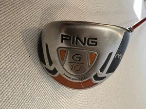 Ping G10 Stainless Steel 3 Wood, 15.5* RH Graphite, Men, XT80 M3, 43" Long - Picture 1 of 6