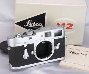 * Boxed * Leica M2 Chrome KOOHE 10835 Yr.1960 Leica M * Fully Serviced * #024370 - Picture 1 of 13
