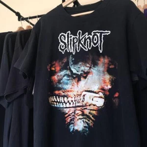 90er Slipknot "The Subliminal Verses" World Tour schwarz Unisex Tshirt KH11339 - Bild 1 von 3