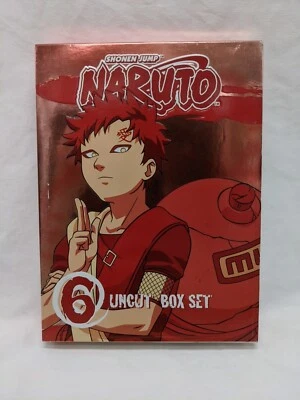 Shonen Jump Naruto Uncut Box Set Volume 6 DVDs With Book Foto 1 de 4