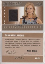 2010 Sportkings Series D Auto Memorabilia Silver Ewa Laurance #AM-EL2 Auto