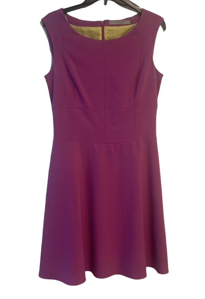 Платье Marc New York розовое без рукавов облегающее до талии с широкой подкладкой женское размер 10 - Изображение 1 из 4