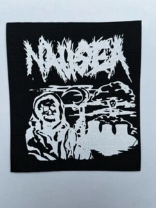 Nausea Cloth Patch Sew On Badge 4.5" X 4.75" Punk Rock (CP38) - Picture 1 of 1
