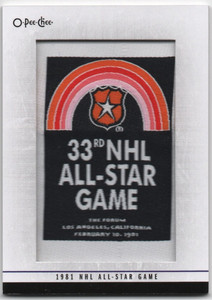 1980-81 NHL ALL-STAR GAME 2013-14 O-Pee-Chee OPC Team Logo Patches #102 90270