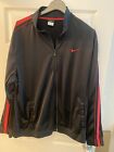 Nike Dri-FIT  XXL Zip Up Dri Fit Black & Red Track Jacket In Excellent Condition