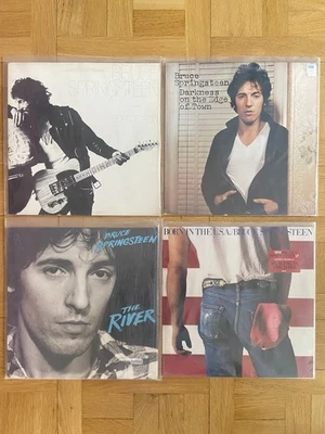 Bruce Springsteen lot de 4 albums vinyles 33 t (4 vinyl LPs bundle) - Photo 1/2