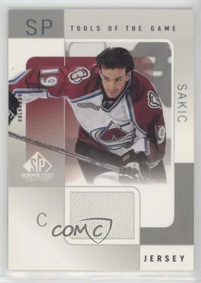 2000-01 SP Game Used Edition Tools of the Game Joe Sakic #JS HOF - Image 1 of 2
