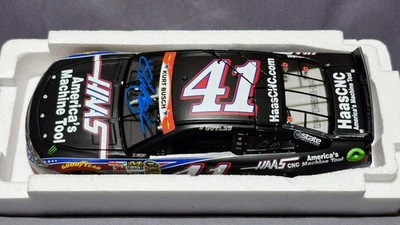 AUTOGRAPHED 2014 Kurt Busch #41 HAAS American Salute Chevy 1/24 Lionel Diecast - Image 1 of 4