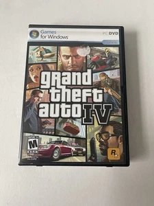 Grand Theft Auto IV GTA 4 ventanas con manuales y mapa en caja original  - Imagen 1 de 6