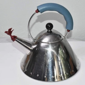 1990s Michael Graves for Alessi Polished Stainless Steel Tea Kettle - Picture 1 of 8