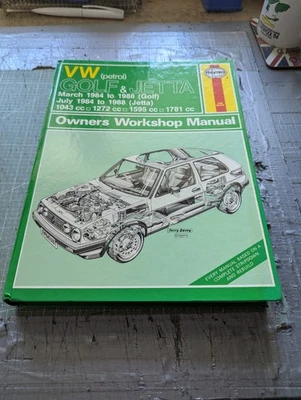 VW Golf MK2 & Jetta (Petrol) 1984-1988 Haynes Owners Workshop Manual - Image 1 of 4