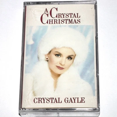 Crystal Gayle - A Crystal Christmas Cassette Tape 1986 Holiday Music PLAY TESTED Foto 1 de 4