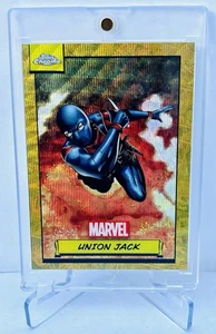 2024 Topps Chrome Marvel UNION JACK Gold Wave Refractor 05/50! 1st Year Chrome! - Picture 1 of 2