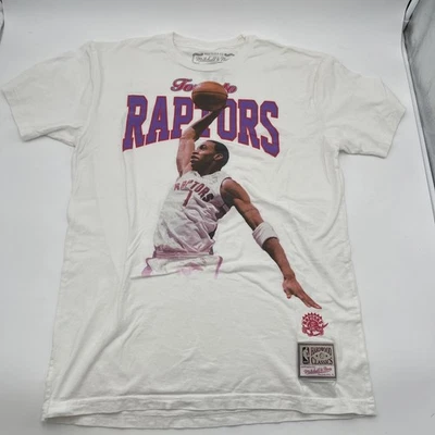 Auténtica Camiseta Tracy McGrady Mitchell & Ness Toronto Raptors Para Hombre Talla M Foto 1 de 4