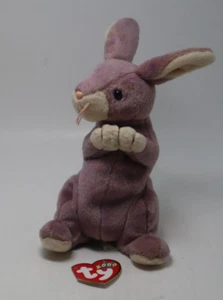 CBOT Springy the purple bunny rabbit VINTAGE TY BEANIE BABY Plush toy - Picture 1 of 7