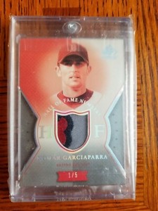 2004 SP NOMAR GARCIAPARRA HOF NUMBERS /5 Boston Red Sox Athletics Cubs Dodgers