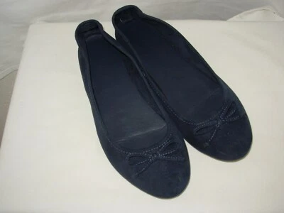 GRACELAND Ballerines daim bleu P.38 - Photo 1/4