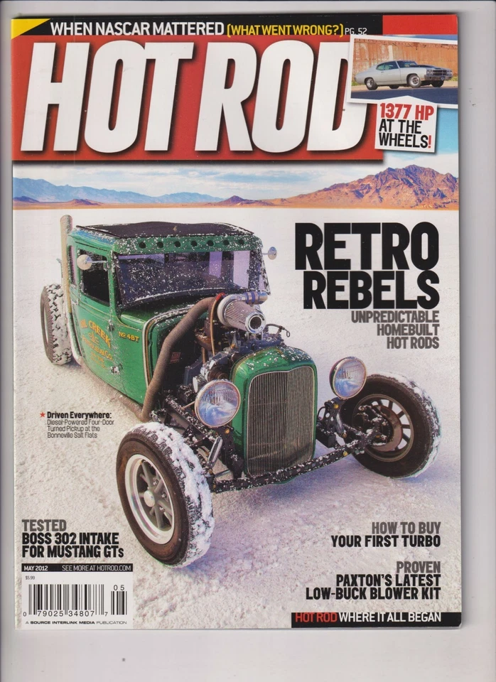 Hot Rod Mag Retro Rebels Boss 302 Intake Mustang GT May 2012 111719nonr Foto 1 de 1