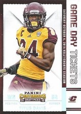 2015 Panini Contenders Draft Picks Game Day Tickets #95 Titus Davis Central Mich