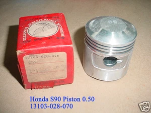 Honda S90 CL90 L90 SL90 Piston 0.50 NOS ATC90 CM91 2nd Over Size 13103-028-070 - Picture 1 of 1