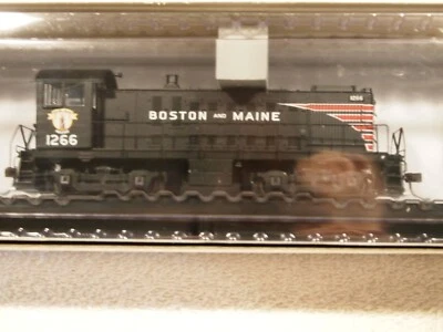 ATLAS 10003826 H.O. ALCO S-4 BOSTON & MAINE  No.1266  BLACK/RED STRS / DCC READY - Image 1 of 3