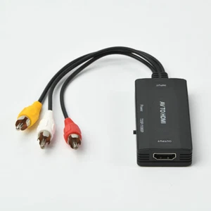 RCA AV to HDMI Converter Adapter Composite HDCP Protocol 1080P HDTV/DVD TD - Bild 1 von 13